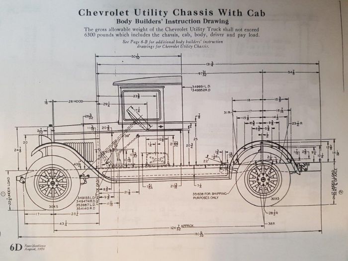 Attached picture 1927 Truck Chasis dims side.jpg